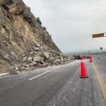 Circulación parcialmente suspendida en la carretera Mante-Tula por deslave