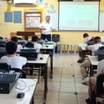 DEMA refuerza prevención del delito en secundarias de Matamoros con pláticas sobre acoso escolar